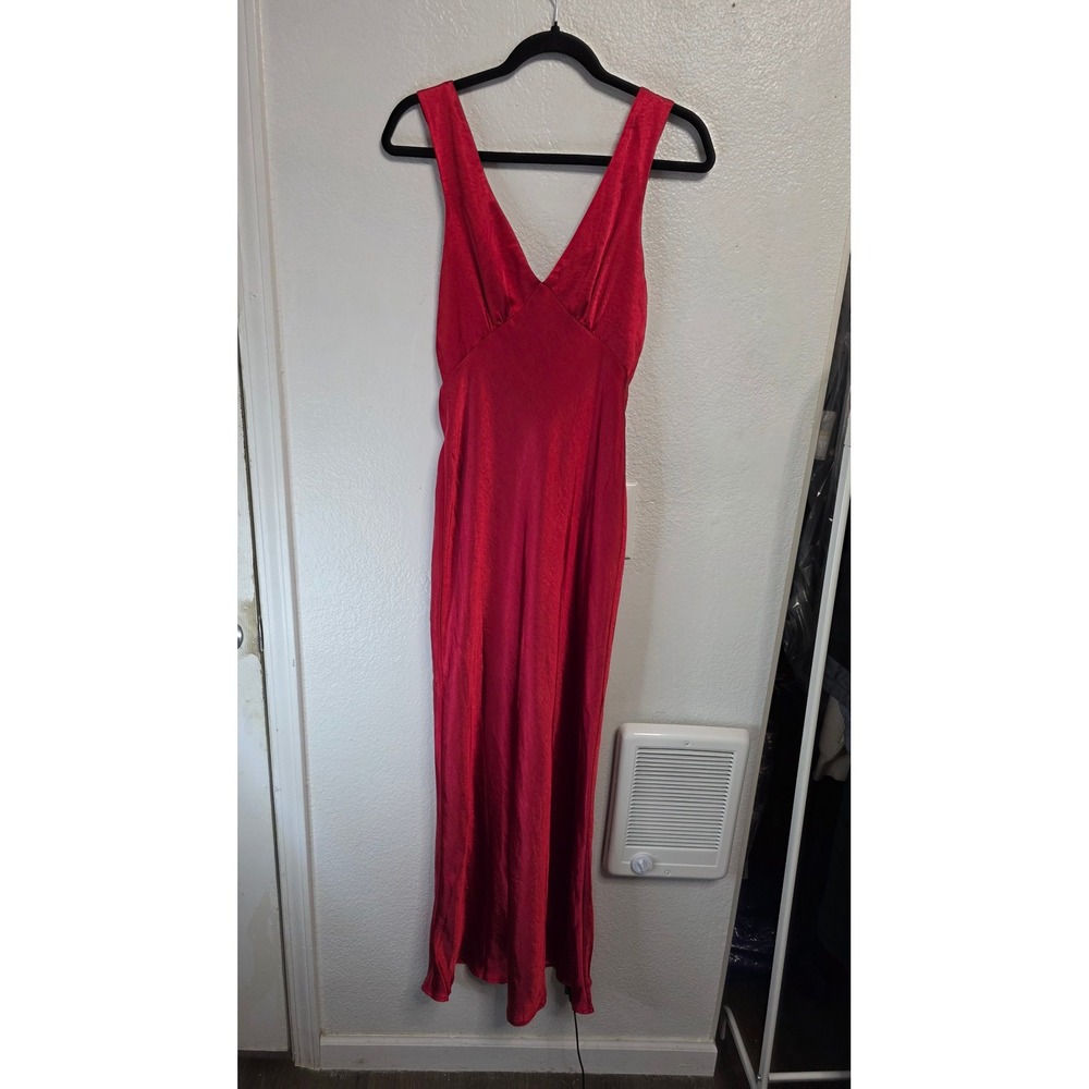 Billy J Sofia Maxi Dress Womens Size 6 Red New With Tags